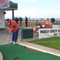 Photograph of John Moore in World Crazy Golf champs